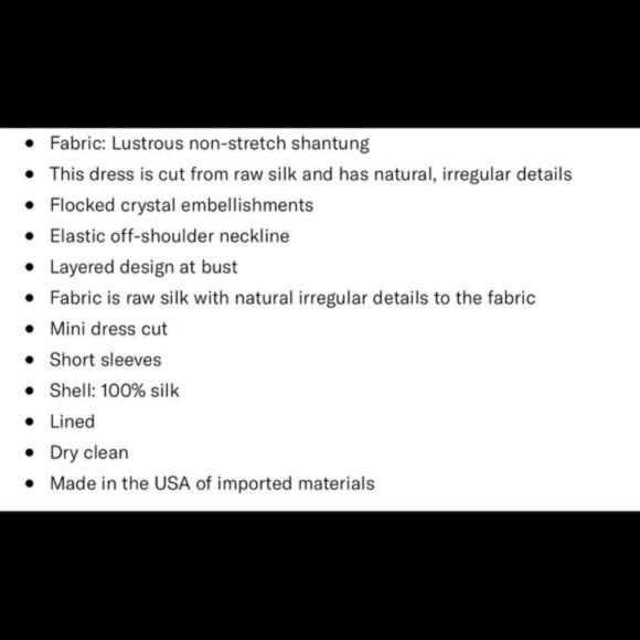 Azeeza Dress NWT Aurora Off Shoulder Mini Dress White XS new - Picture 13 of 14